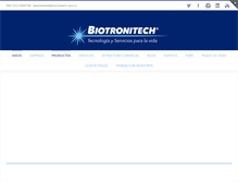 Tablet Screenshot of biotronitech.com.co